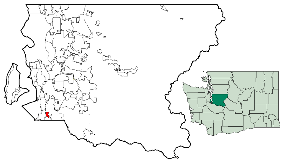 Locator map of Algona
