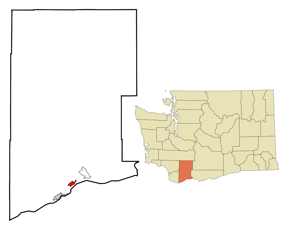 Locator map of Stevenson