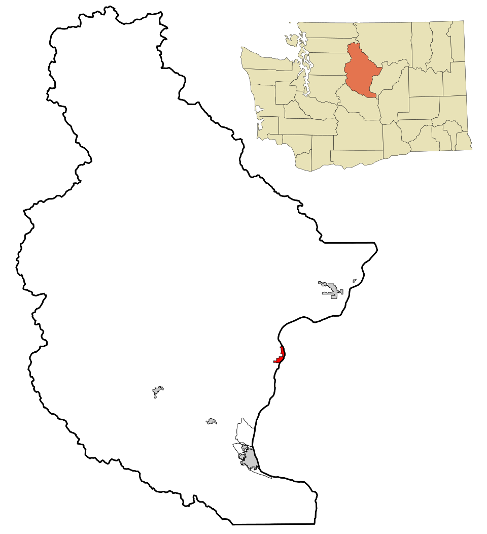 Locator map of Entiat