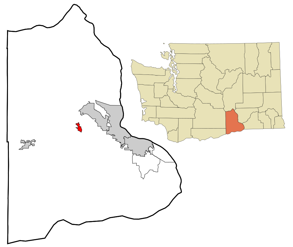 Locator map of Benton