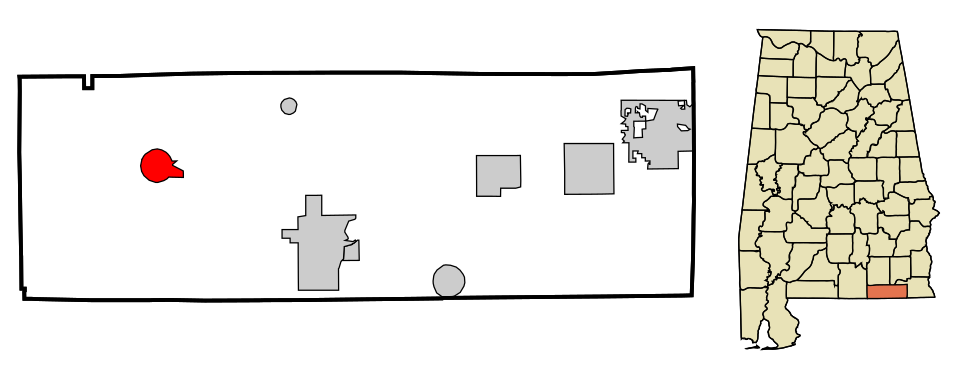 Locator map of Samson