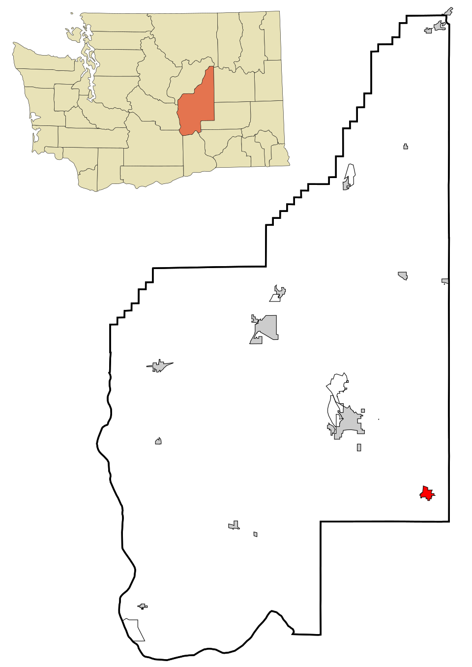 Locator map of Warden