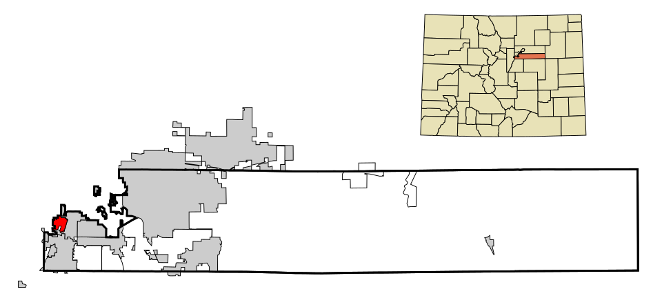 Locator map of Sheridan