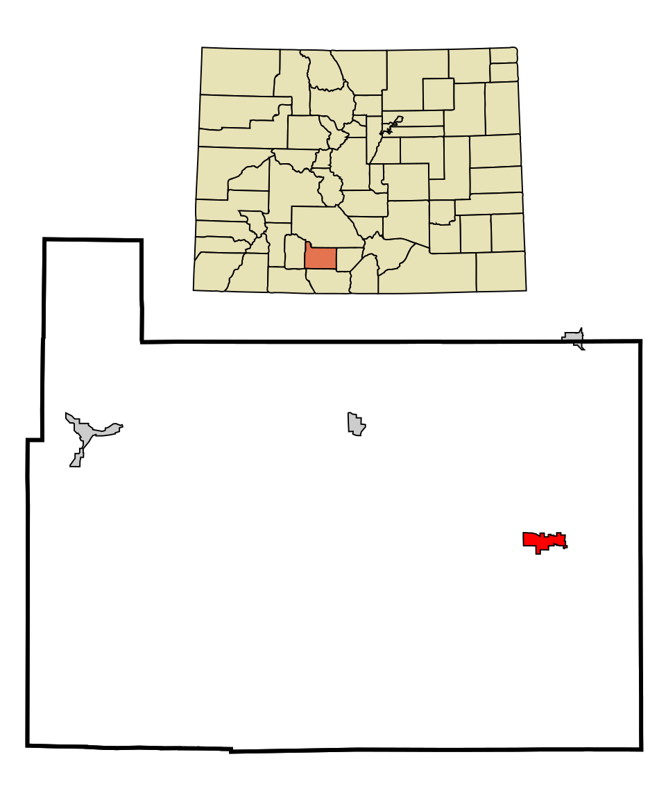 Locator map of Monte Vista