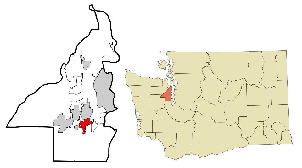 Locator map of Port Orchard