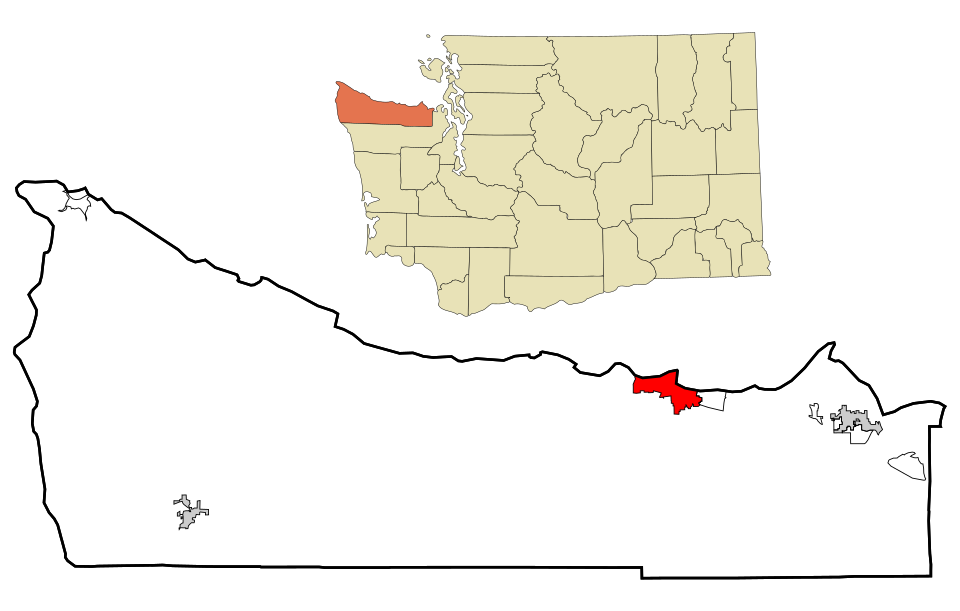 Map of Port Angeles