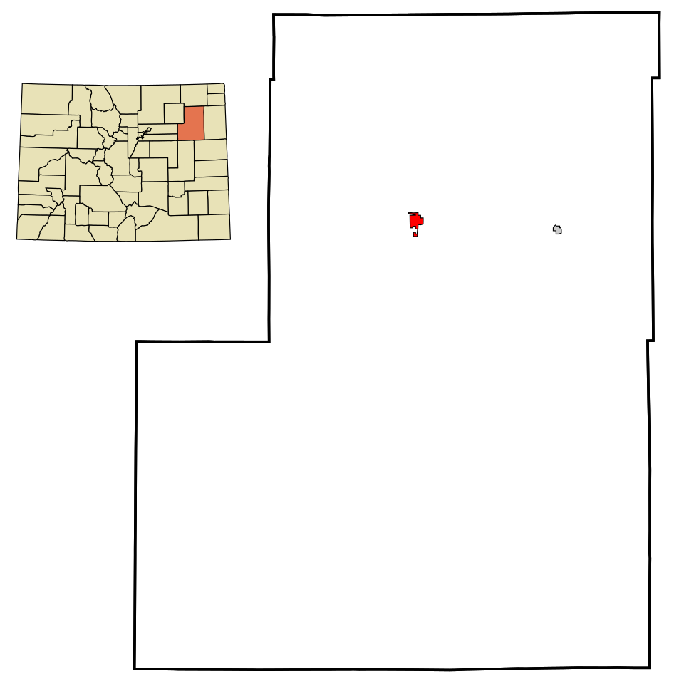 Locator map of Akron
