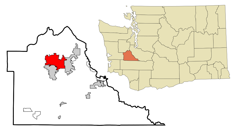 Locator map of Olympia
