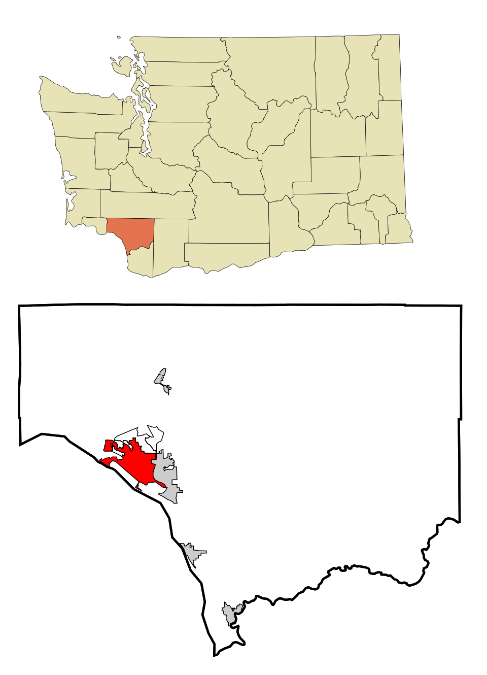 Locator map of Longview