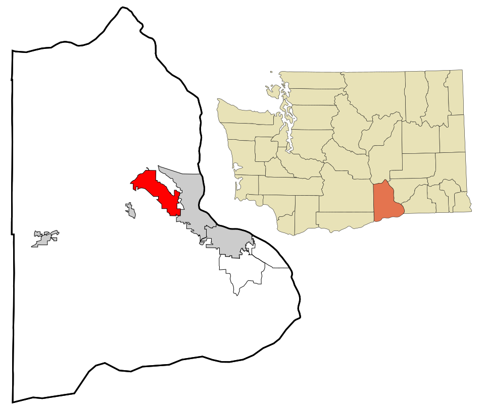 Locator map of West Richland
