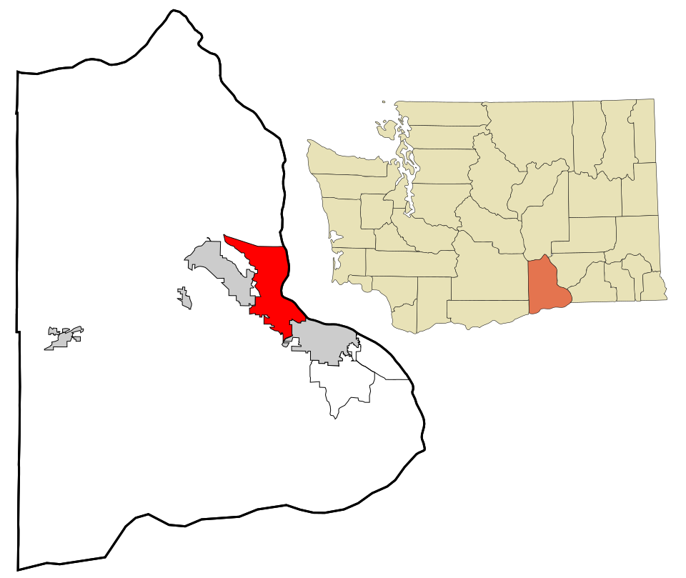 Locator map of Richland