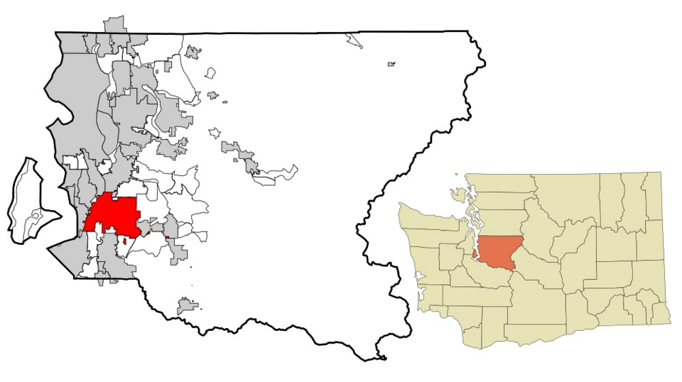 Locator map of Kent