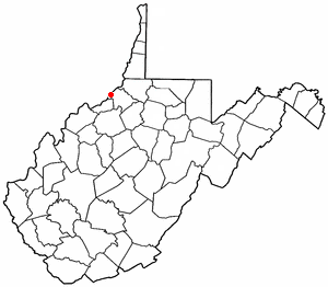 Locator map of Friendly