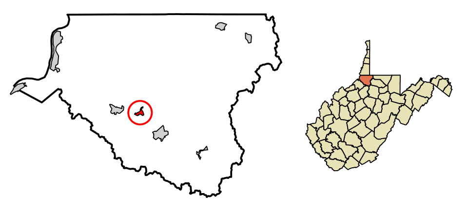 Locator map of Pine Grove
