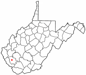 Locator map of West Logan