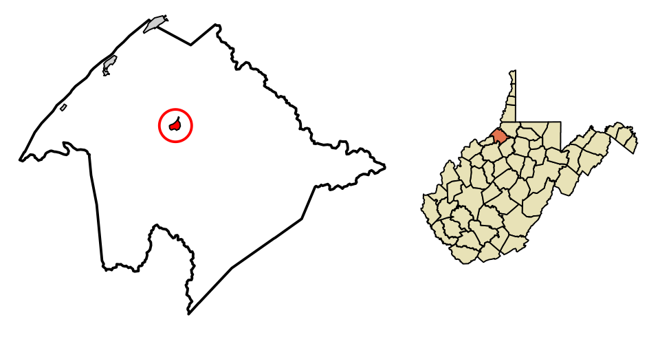 Locator map of Middlebourne