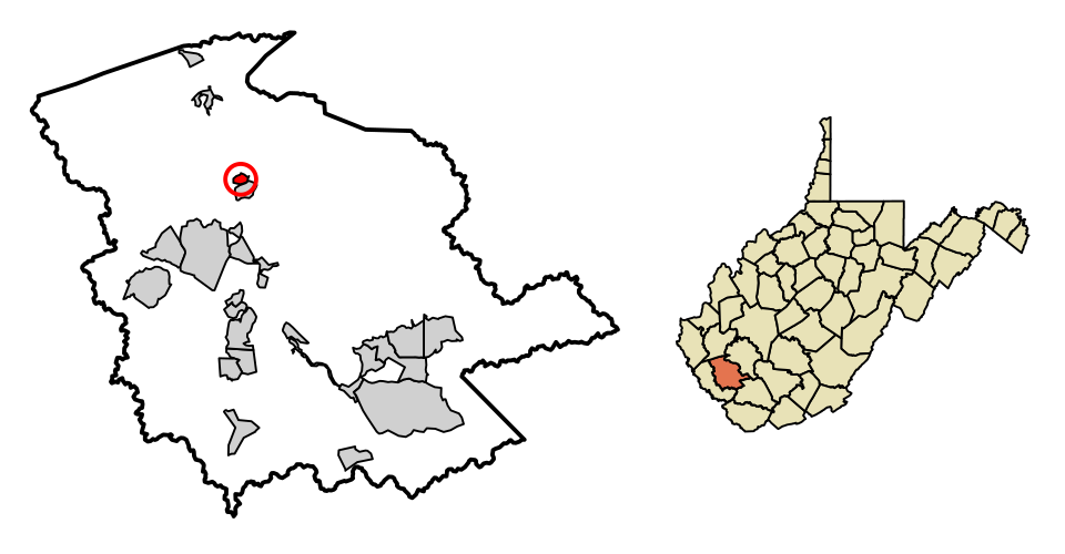 Locator map of Mitchell Heights