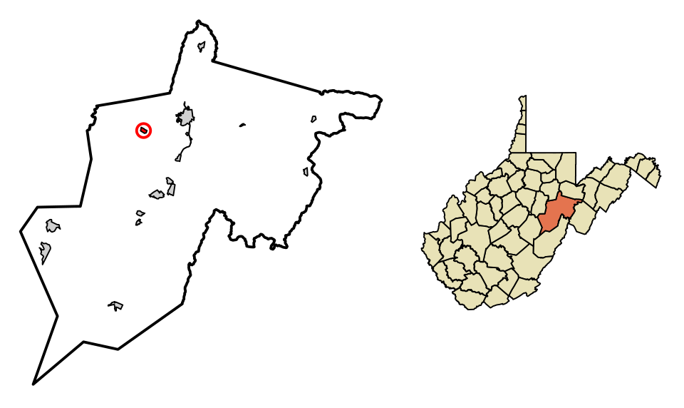 Locator map of Womelsdorf (Coalton)