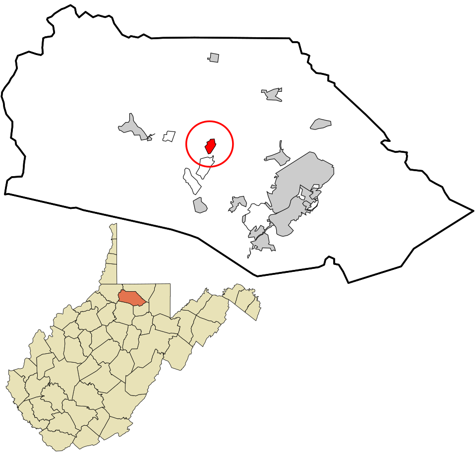 Locator map of Farmington