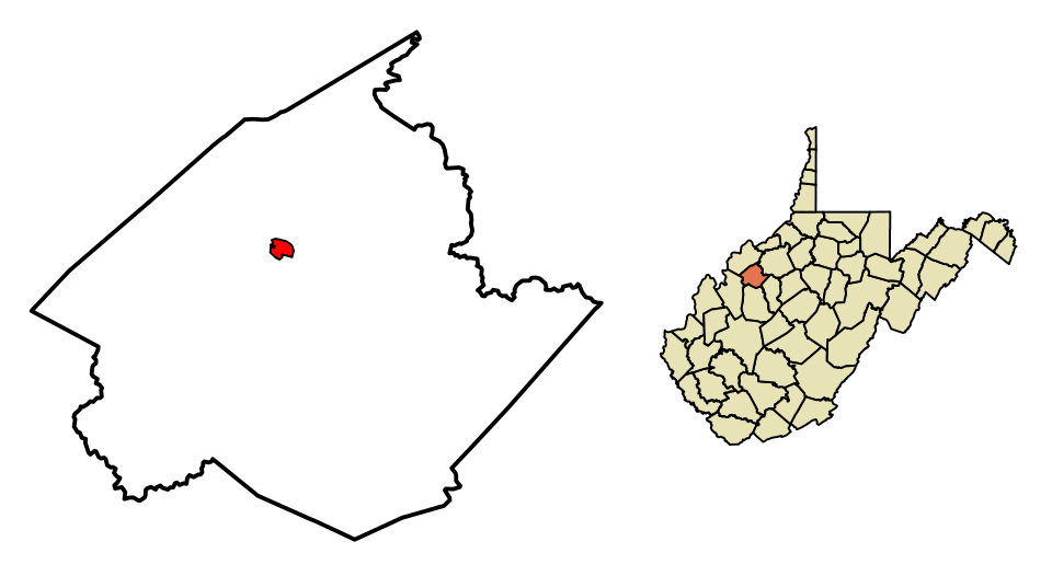 Locator map of Elizabeth