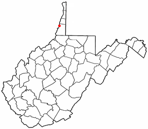 Locator map of McMechen