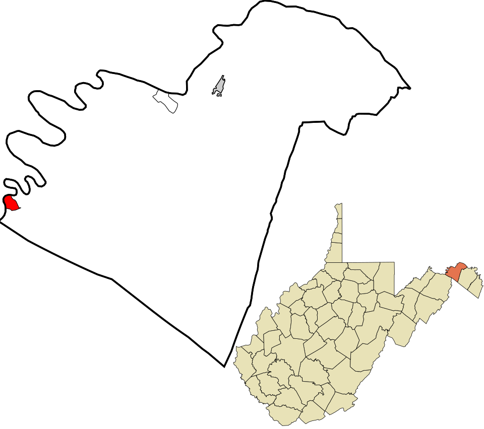 Locator map of Paw Paw
