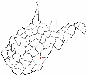 Locator map of Falling Spring
