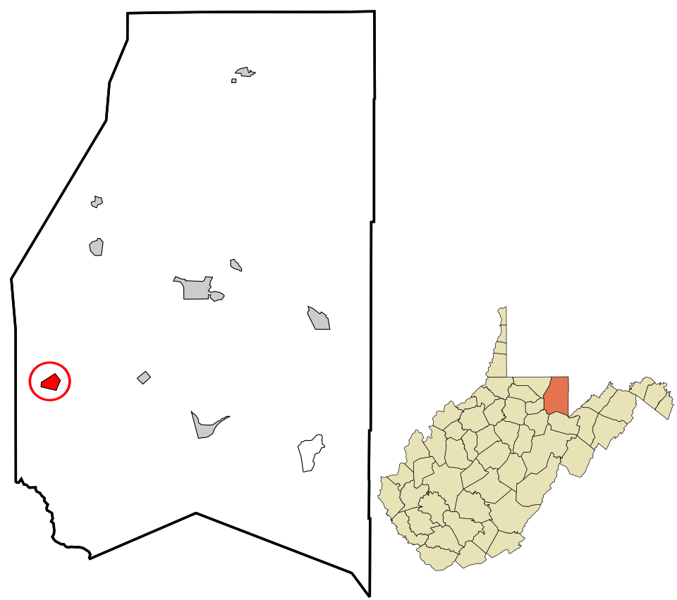 Locator map of Newburg