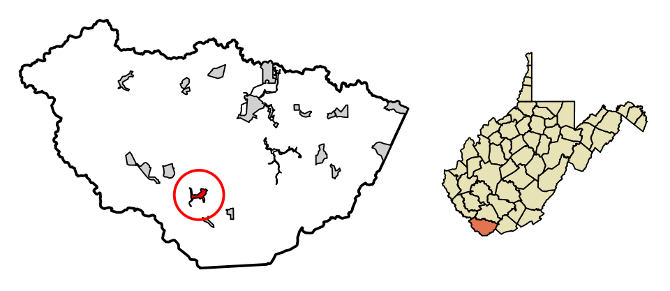 Locator map of War