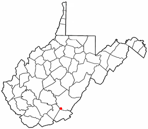 Locator map of Alderson