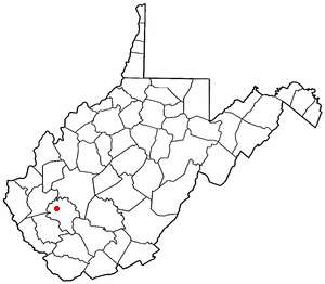 Locator map of Danville