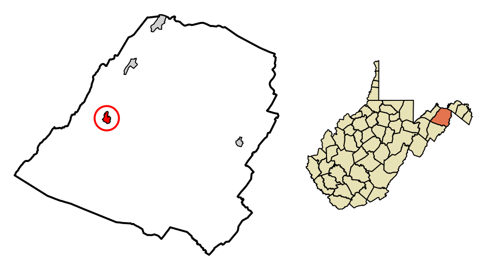 Locator map of Romney