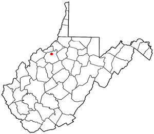 Locator map of Ellenboro