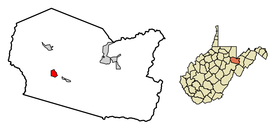 Locator map of Parsons