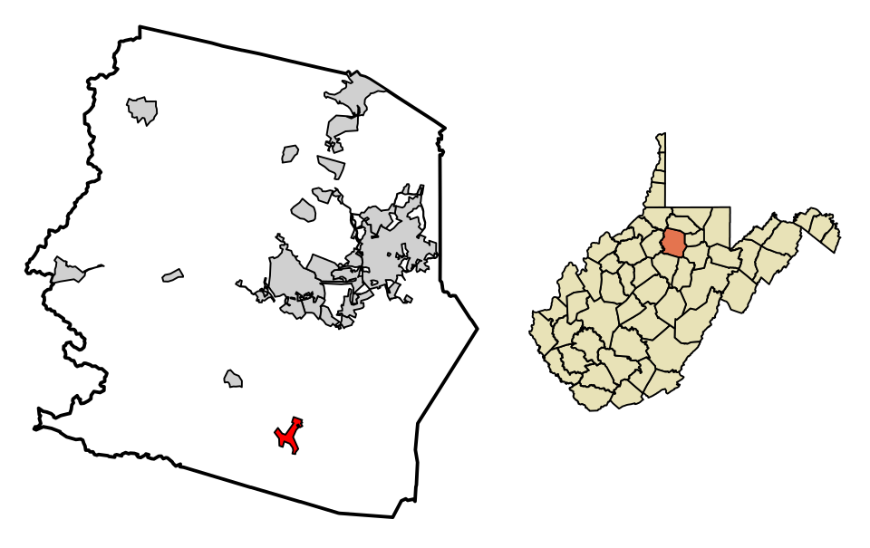 Locator map of Lost Creek