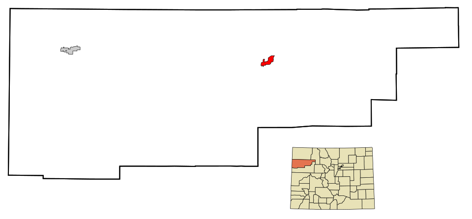 Map of Meeker