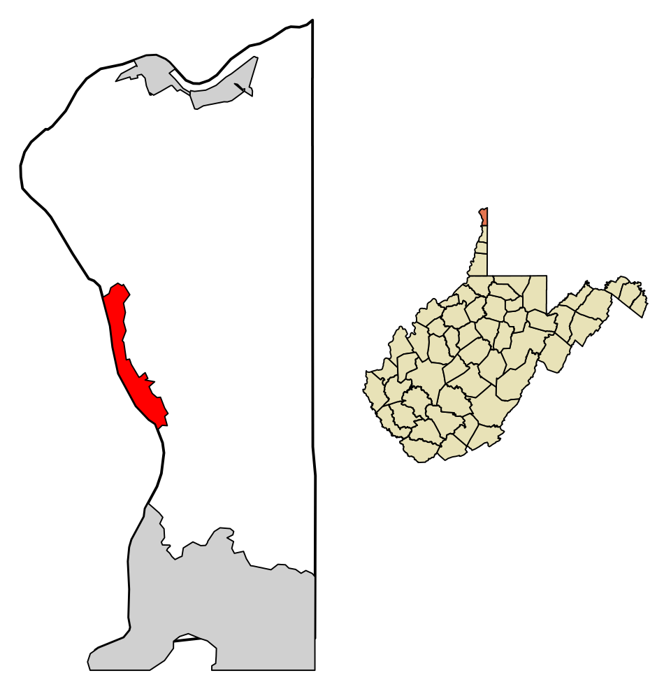 Locator map of New Cumberland