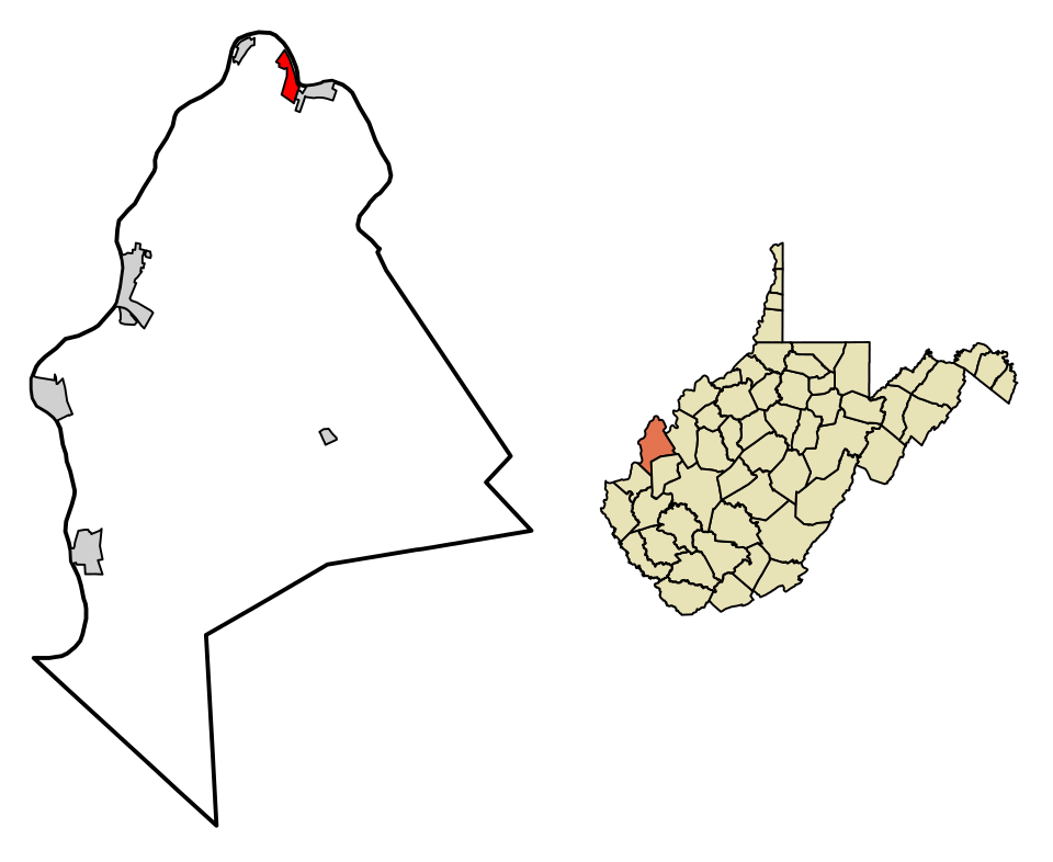Locator map of Hartford