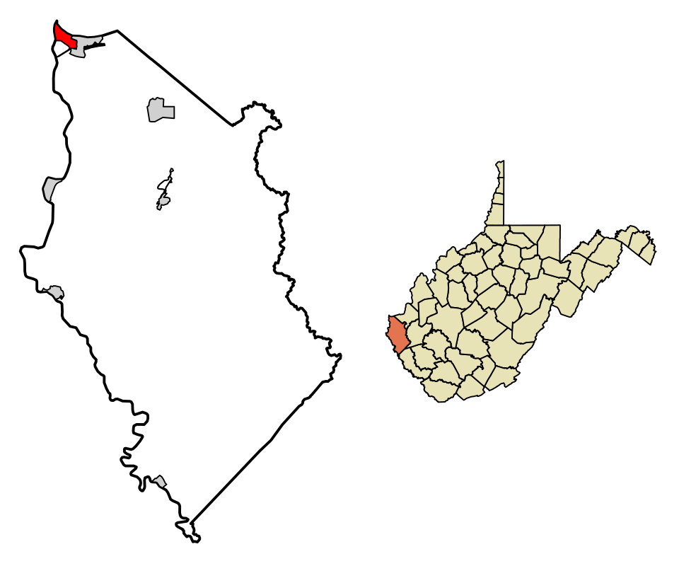 Locator map of Kenova
