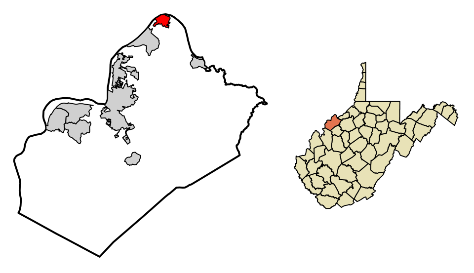 Locator map of Williamstown