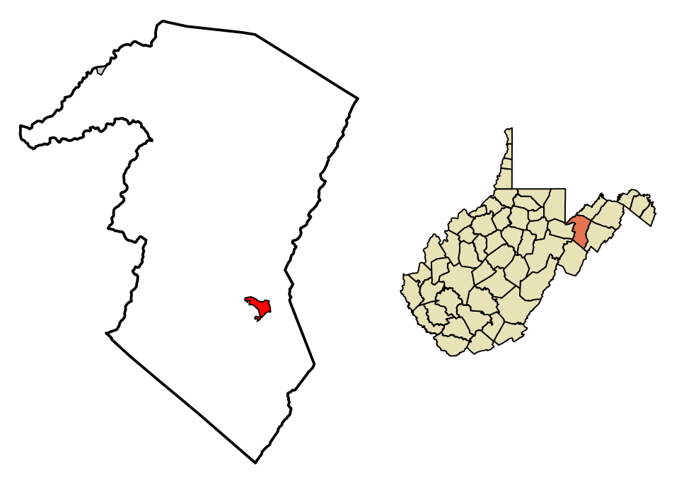 Locator map of Petersburg