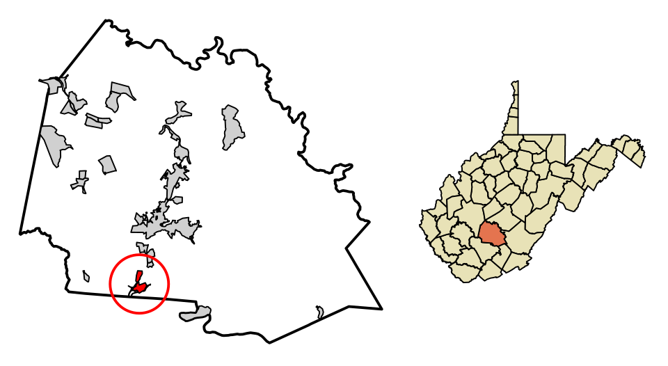 Locator map of Mount Hope