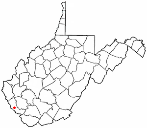 Locator map of Delbarton