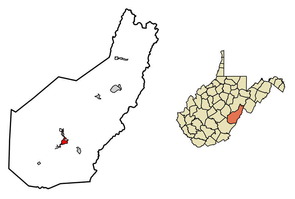 Locator map of Marlinton