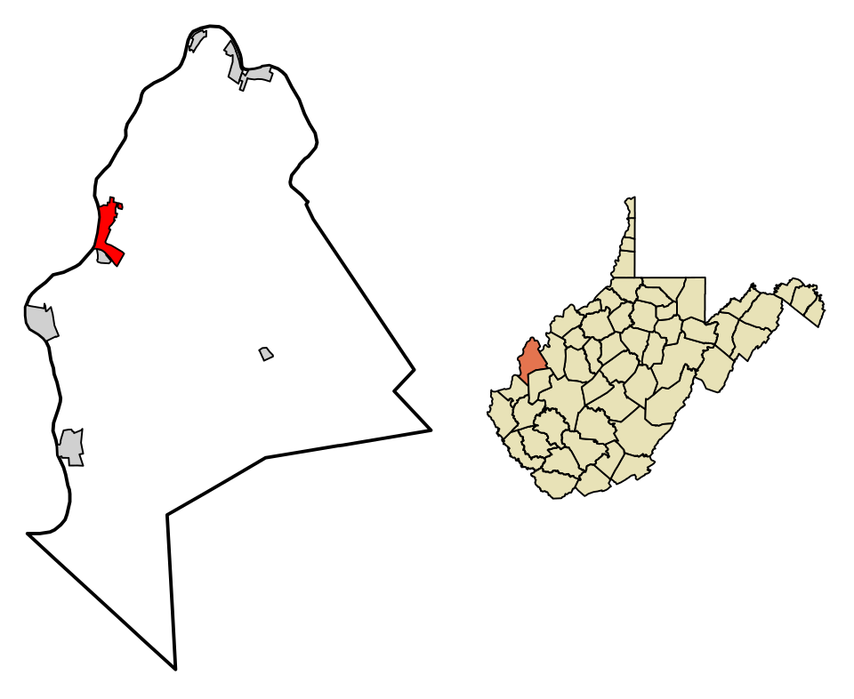 Locator map of Point Pleasant