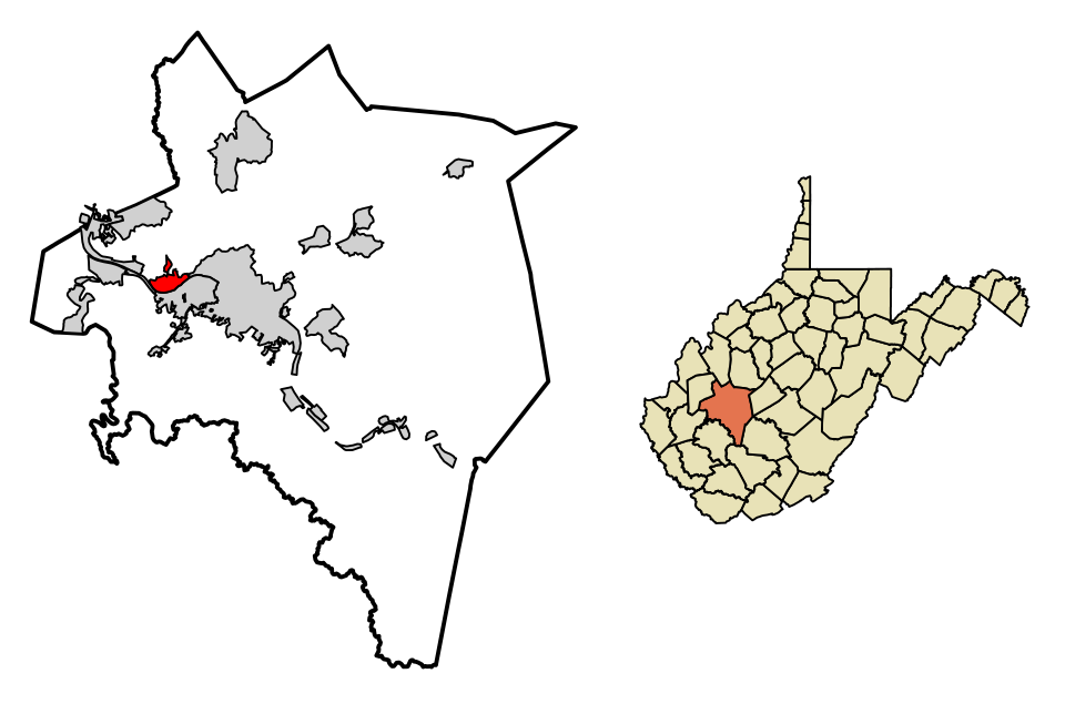 Locator map of Dunbar
