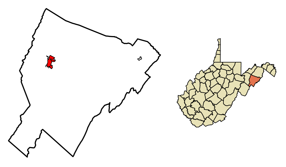 Locator map of Moorefield