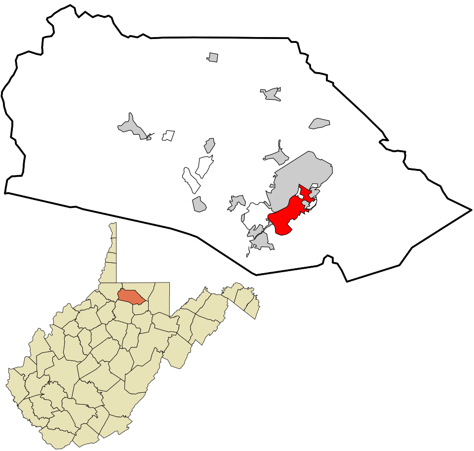 Locator map of Pleasant Valley