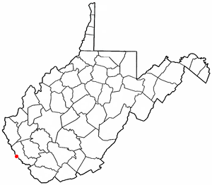 Locator map of Williamson