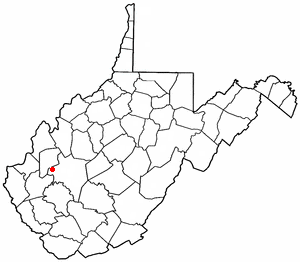 Locator map of St. Albans